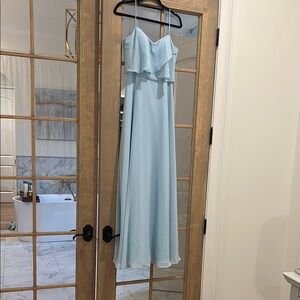 Morilee Madeline Gardner Elegant Light Blue Dress
